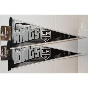 Los Angeles Kings NHL Set of 2 Rico Felt Pennants